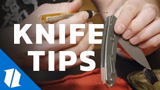 How to Maintain a Pocket Knife With Lucas Burnley [upl. by Oinotnanauj956]