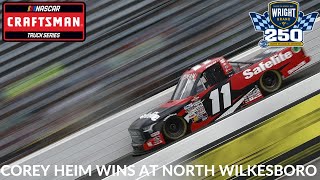 Corey Heim Wins At North Wilkesboro [upl. by Ietta606]