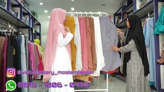 MODEL KHIMAR BAHAN CERUTI TERBARU 2019 [upl. by Atteloc]