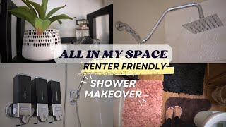 RenterFriendly Shower Makeover Easy Installs [upl. by Jo Ann]