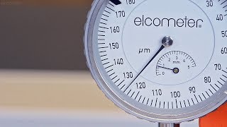 Measuring Surface Profile using the Elcometer 122 Replica Tape amp Elcometer 124 Thickness Gauge [upl. by Avehsile]