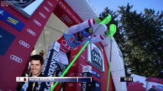 Marcel Hirscher  Slalom Wengen 2018  2nd Run  Win [upl. by Burnight155]