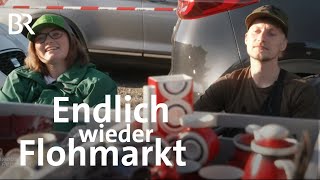 Flohmarkt in Straubing Endlich wieder Schnäppchenjagd  Schwaben amp Altbayern  BR [upl. by Oirottiv]