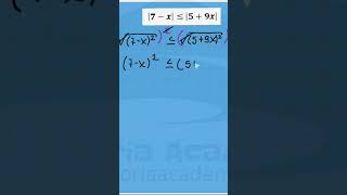 Desigualdad entre valores absolutos  inecuación con dos valores absolutos  gráfico  intervalo [upl. by Lemmor]
