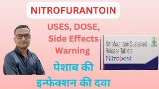 Nitrofurantoin Mechanism Pharmacokinetics Uses Side Effects Precaution ep58 [upl. by Duwe428]