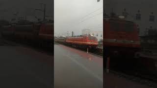 WAP4 locomotive Twins Brothers shorts youtubeshorts trending trendingshorts train wap4 short [upl. by Siusan]