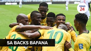 WATCH  Bafana will take it  South Africans give game predictions as South Africa takes Nigeria [upl. by Camilo33]