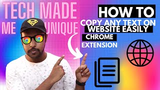 chrome extension to copy any text on website easily [upl. by Sabir990]