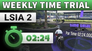 GTA 5 Time Trial This Week LSIA 2  GTA ONLINE WEEKLY TIME TRIAL LSIA II 0224 [upl. by Naanac]