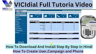 vicidial installation step by step in hindi [upl. by Lleze378]