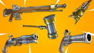 NEW All Of The Flintlock Weapons Fortnite Save the World [upl. by Robinson]