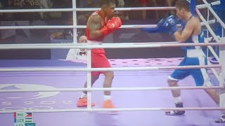 🔴Olympics2024 🇺🇿TURABEK KHABIBULLAAEV VS 🇵🇭EUMIR MARCIAL 80KG LIGHT HEAVYWEIGHT DIV [upl. by Aneekas]