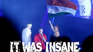 Justin Bieber Full concert In DY Patil Stadium Mumbai for Purpose Tour [upl. by Anaeg]