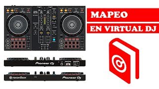 Como MAPEAR UN DDJ 400 en Virtual DJ [upl. by Lleira885]