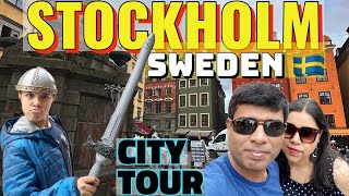 Stockholm city tour 4K  The largest city in Sweden 🇸🇪  Must visit places [upl. by Gertie]