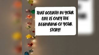 THAT GOLIATH YOU HAVE ENCOUNTERED WILL NOT KILL YOU ITS JUST THE BEGINNING OF YOUR STORY 😊🔥 [upl. by Alyse]