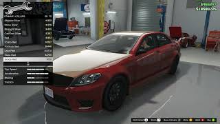 GTA 5 Benefactor Schafter LWB Armored Mercedes S600CL65E63 Past DLC Vehicle Customization [upl. by Liagibba372]