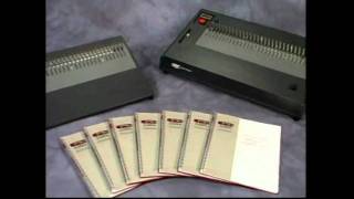 GBC 110EB Comb Binding Machine Introduction Demo Video [upl. by Eibbil]