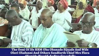 CHIEF MRS HAROLD SHODIPO THE OONI OF IFES IN  LAW BURIED [upl. by Ylrebme]