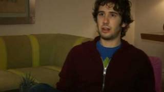 Josh Groban talks about fame music and The Grobanites [upl. by Aelgna]