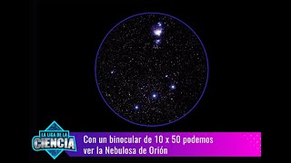 ASTRONOMÍA con BINOCULARES Liga de la Ciencia 251118 [upl. by Atsyrt]