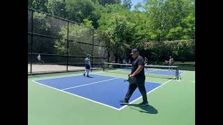 justin tim vs jason  partner pickleball at ally pond [upl. by Hammerskjold]