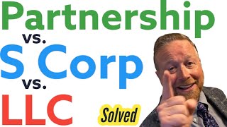 Breaking it Down LLC vs S Corp LLC vs Partnership LLC vs C Corp [upl. by Namwob]