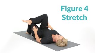 Figure 4 Piriformis Stretch for Sciatica Pain [upl. by Fondea]