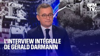 Immigration linterview intégrale de Gérald Darmanin sur BFMTV [upl. by Aedrahs]