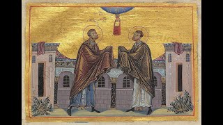 Sts Cosmas and Damian Orthros and Divine Liturgy [upl. by Solana]