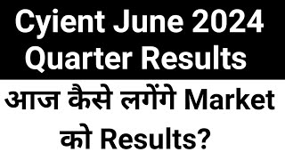 Cyient Share Latest Quarter Result Cyient share Q1 Result 2024 Cyient share results explainednews [upl. by Ballinger]