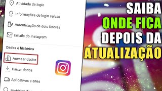 Acessar dados do Instagram sumiu como resolver [upl. by Minny]