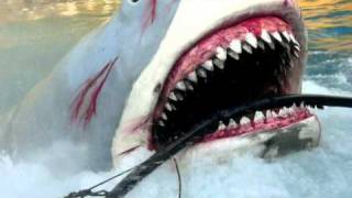 Jaws  The ride Universal Studios Orlando Florida [upl. by Boaten]