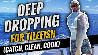 Deep Dropping for Tilefish Catch Clean Cook and Red Snapper Fishing [upl. by Einotna515]