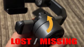 Zhiyun Smooth 5S  Missing screw quick fix [upl. by Gnivri396]