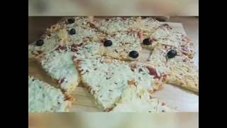 Pizza au fromage بيتزا بالجبن 🌷Cuisine Maliya 🌷 [upl. by Charmane]