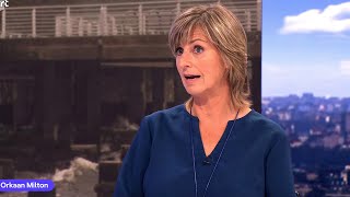 Weervrouw Sabine Hagedoren met het Vlaamse weerbericht van donderdag 10 oktober 2024 VRT 1 Journaal [upl. by Abixah]