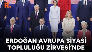 Erdoğan Avrupa Siyasi Topluluğu’nun beşinci zirvesi için Budapeştede [upl. by Geralda]