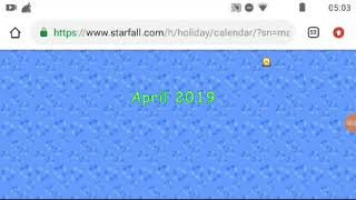 Starfall Calendar April 11  2019 [upl. by Ader]