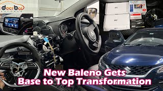 NEW BALENO BASE TO TOP BUT NOT ALL FEATUERS AUDIO  TOP END STEERING  OE ARMREST and many more [upl. by Friedrick]