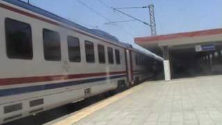 Başkent Ekspresi Leaving Eskişehir Station [upl. by Sumetra185]