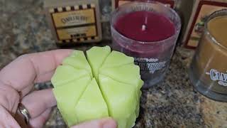 🥃Candleberry candle small haul cold review spirits glass candles and wax melt 32023 [upl. by Nawd]