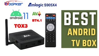 Best Android TV Box in 2024  Woopker TOX3 Android TV Box Review [upl. by Dnomad]