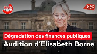 DIRECT Dégradation des finances publiques  audition d’Elisabeth Borne [upl. by Ware]