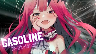 Nightcore  Gasoline Rock Version Lyrics [upl. by Gersham]