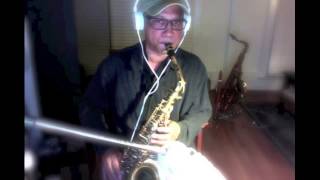 Boz Scaggs  Were All Alone  saxophone cover [upl. by Inoj]