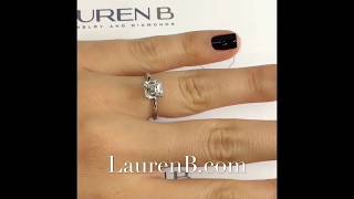 170 ct Asscher Cut Diamond Engagement Ring [upl. by Fredel]