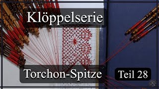 Klöppelserie  Torchon Rahmen  Teil 28 [upl. by Nitsug]