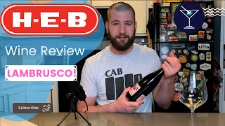 HEB Lambrusco Wine Review [upl. by Acino485]