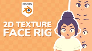 Animating Faces with a 2D Texture in Blender [upl. by Aicilyt539]